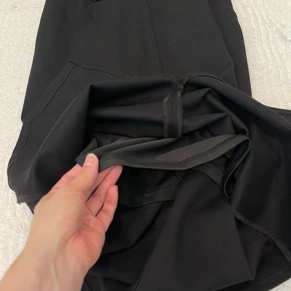 Gianni Bini Pilar Ruffle Black Dress Women's M Cold Shoulder Bodycon Stretch - Picture 9 of 15